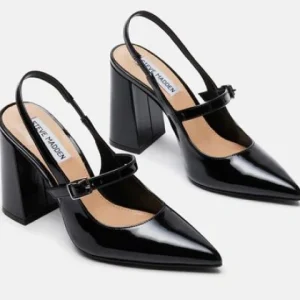 Maegan Black Patent Women Casual Shoes