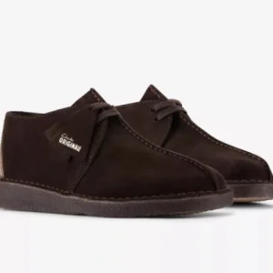 Clarks Originals Desert Trek Dark Brown Leather "bank Robber" Shoes